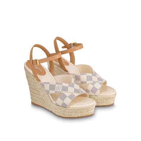 louis vuitton wedge shoes|louis vuitton strappy sandals.